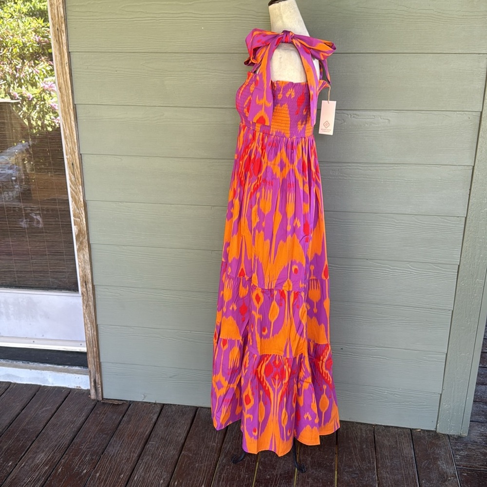 Sheridan French “Kelly” Dress in Sunset Ikat - Picture 5 of 9
